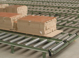 Varios rodillos de transporte